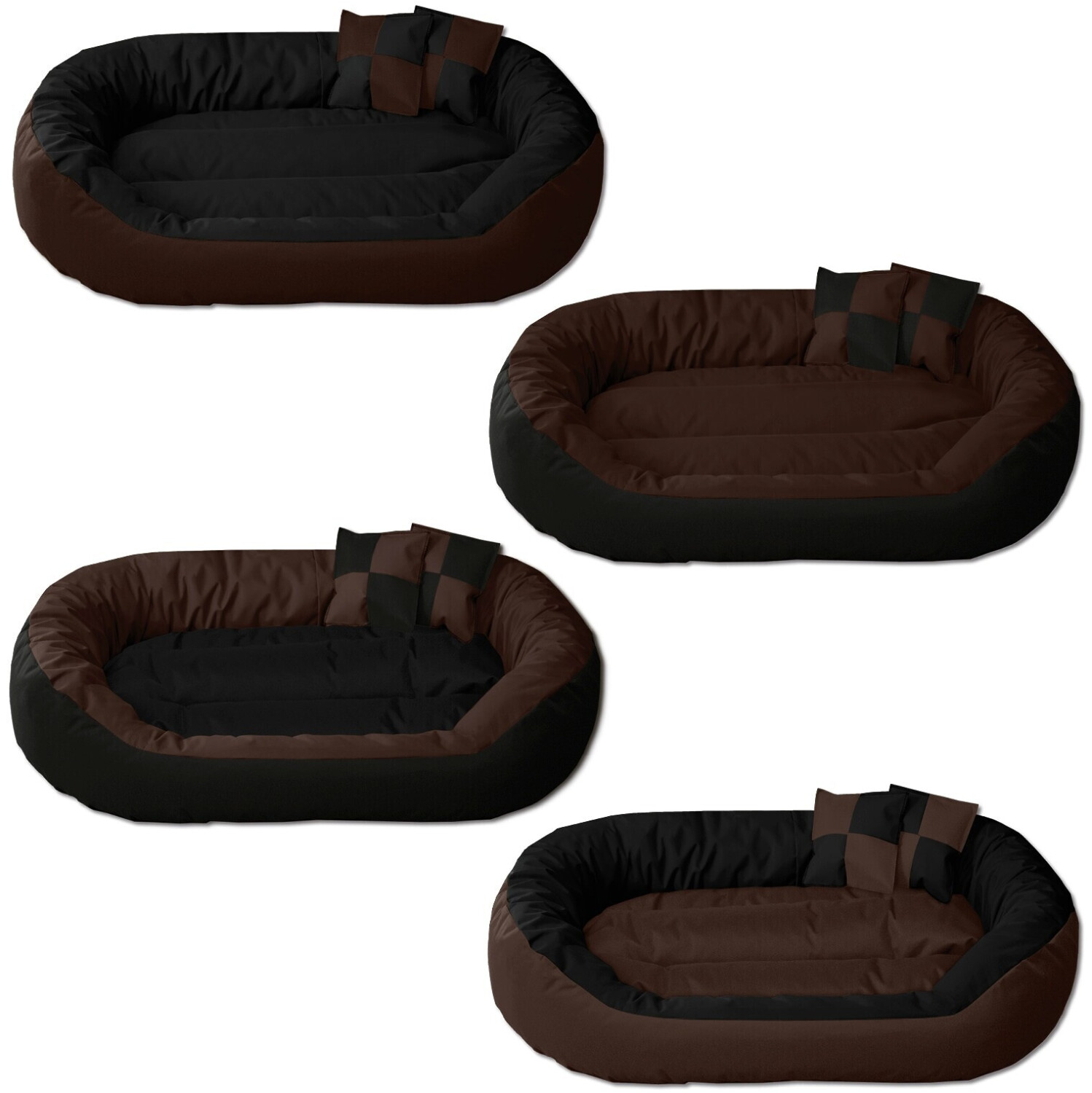 BedDog SUNNY 4in1 XXL MOCCA Black-Brown
