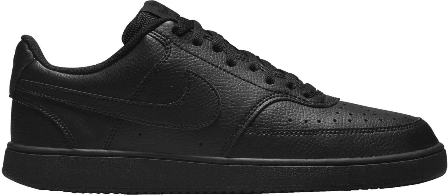 Black nike court shoes clearance
