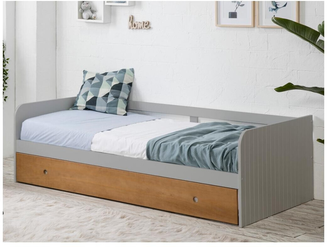 Vente-unique Juliette 90x190cm Light Grey