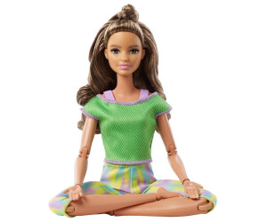 Bewegliche Barbie Sportlerin Rote Haare Barbie Made to Move Puppe Mattel 
