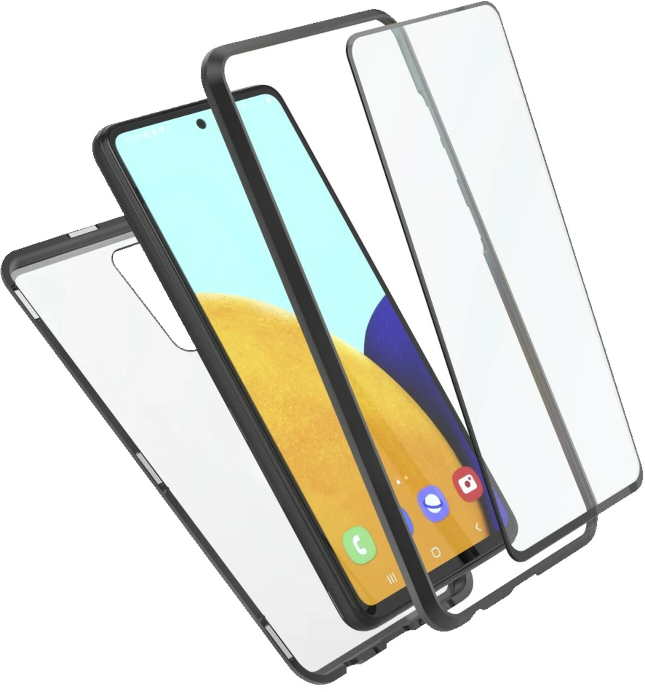 Magnet Case für Samsung Galaxy A52 / A52s 5G / A52 5G Hülle Schutzhülle  Handy Cover Slim Klapphülle
