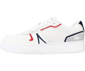 Lacoste shoes deals white and red