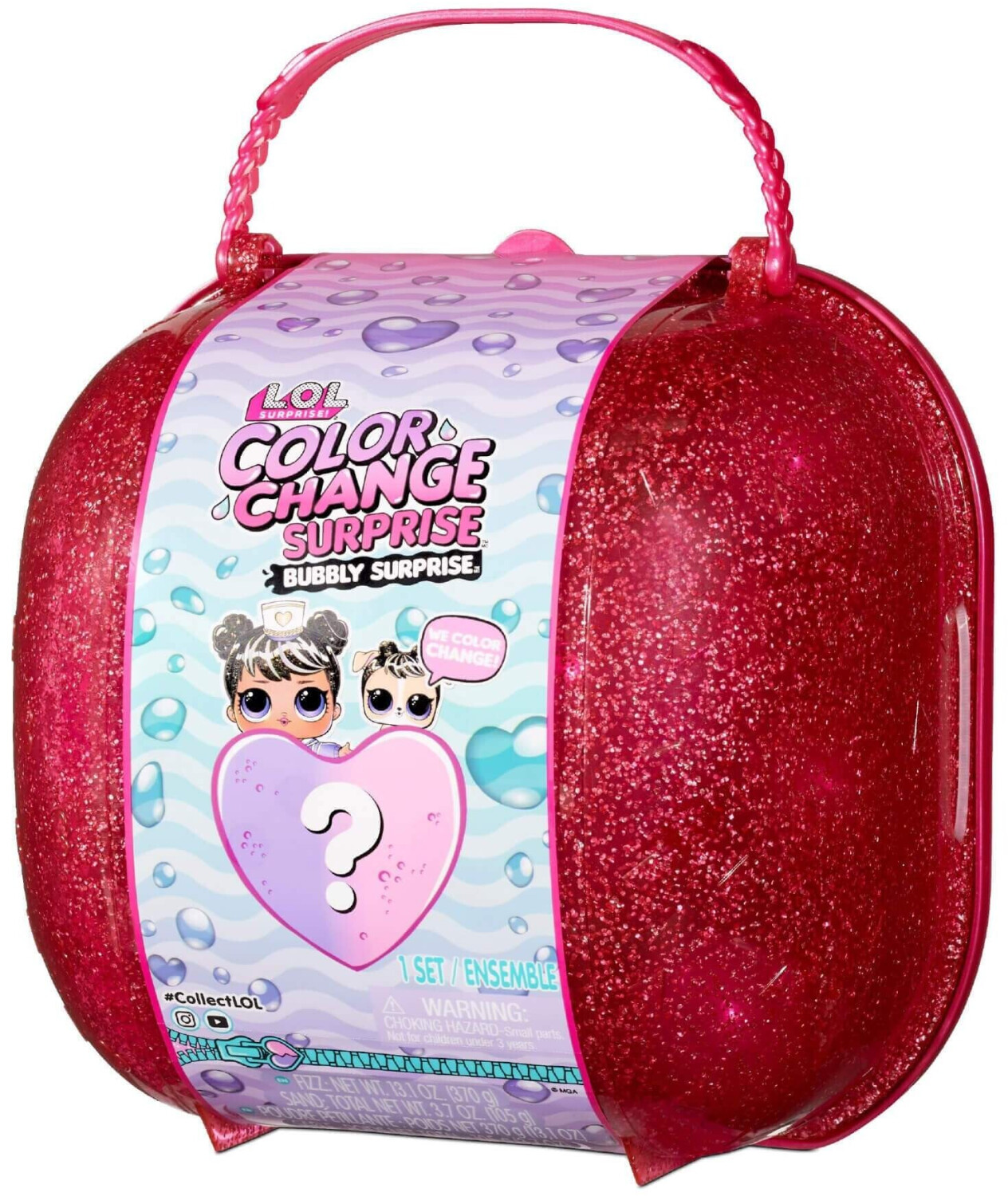 LOL Surprise Color Change Bubbly Surprise Pink with Exclusive Doll & Pet