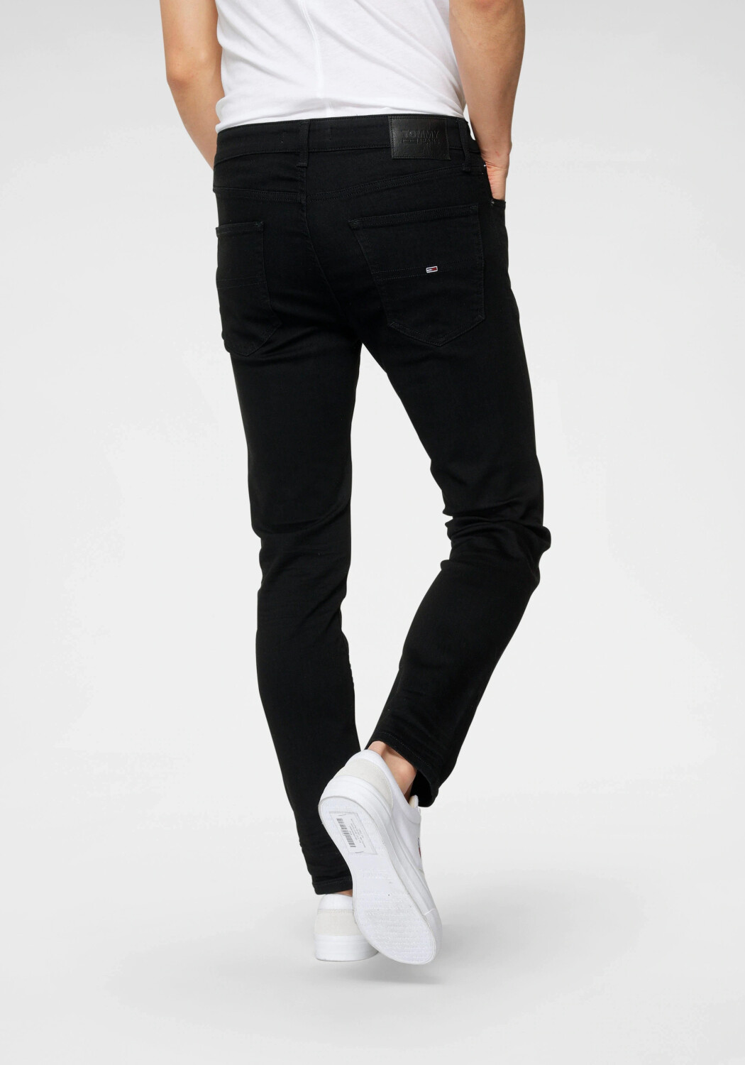 Tommy Hilfiger Tapered Slim Fit Jeans new black stretch ab 59 00 Preisvergleich bei idealo