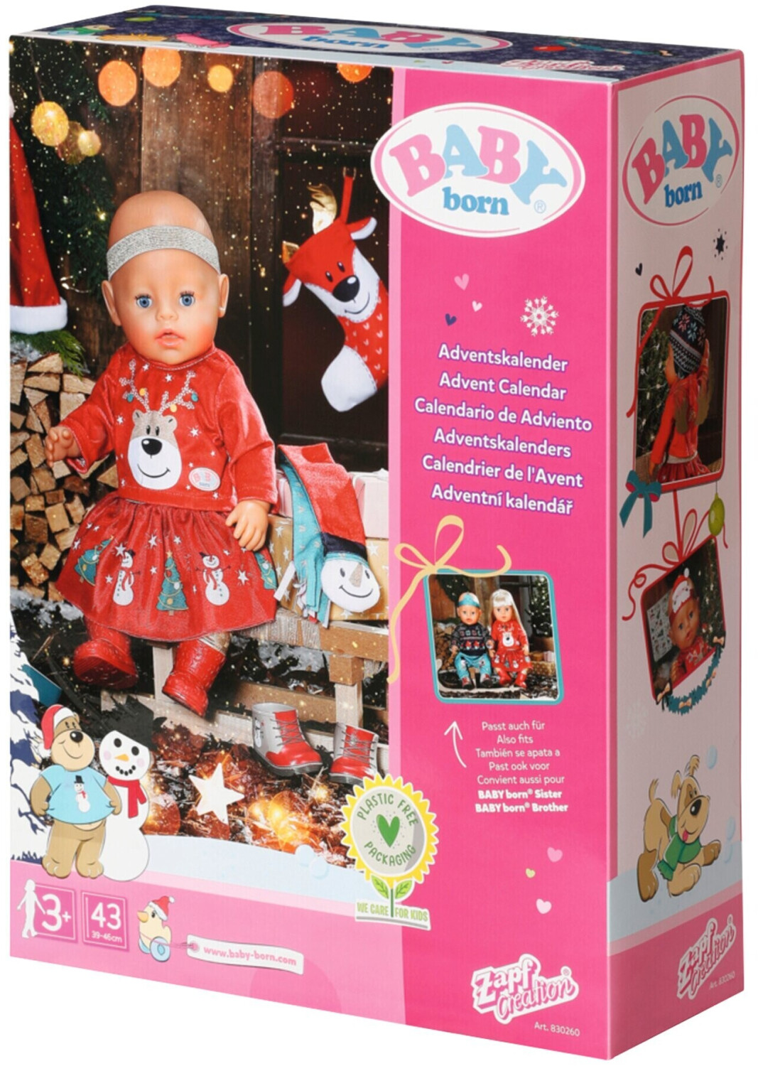 Zapf Creation Calendrier de l'Avent Baby Born 2021