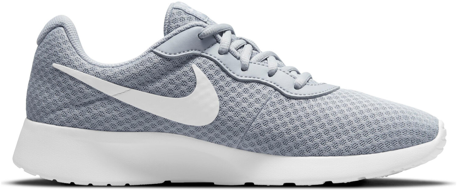 Nike women's tanjun running sneaker wolf grey/white online