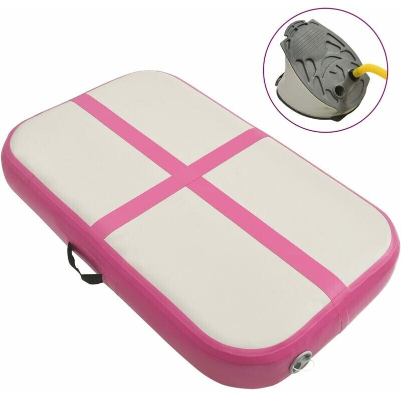 vidaXL Inflatable Gym Mat with Pump 60 x 100 x 20 cm