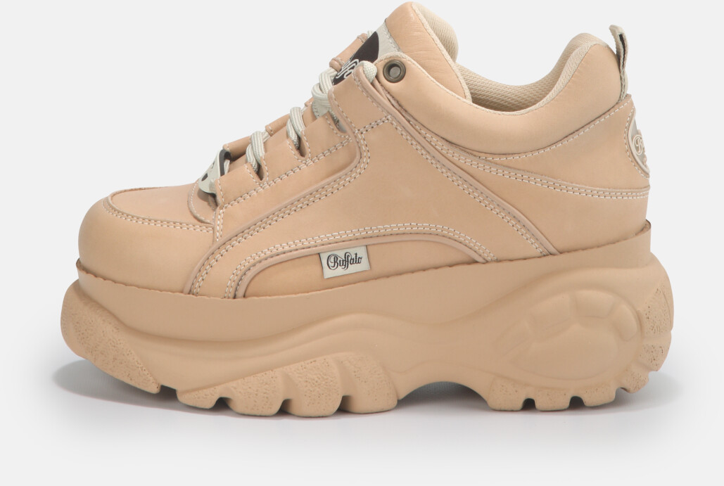 Buffalo London Classic Low Leather Nubuk beige