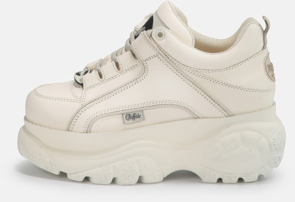 Buffalo London Classic Low Leather Nubuk offwhite