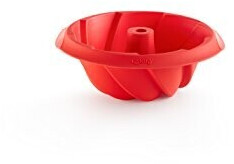 Lékué Moule à Kouglof en silicone Ø20 cm Rouge