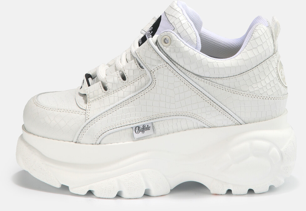 Buffalo London Classic Low Leather calfskin white