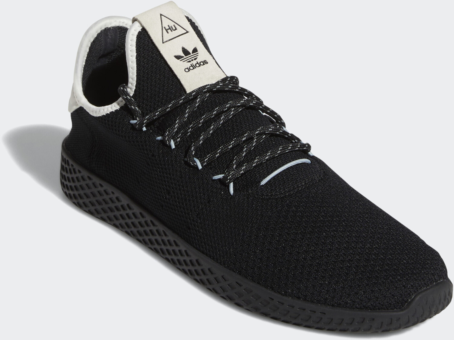 adidas Mens Pharrell Williams Tennis Hu Shoes in Black and White