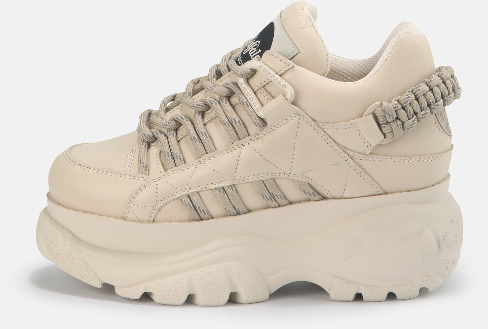 Buffalo London Classic Low Leather Nubuk creme