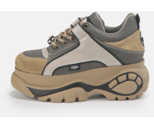 Buffalo London 1348 Sneaker Alta in Pelle Beige
