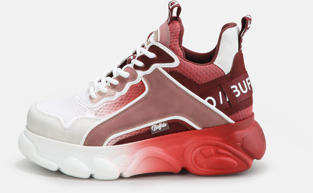 Buffalo CLD Chai Trainers vegan red/white