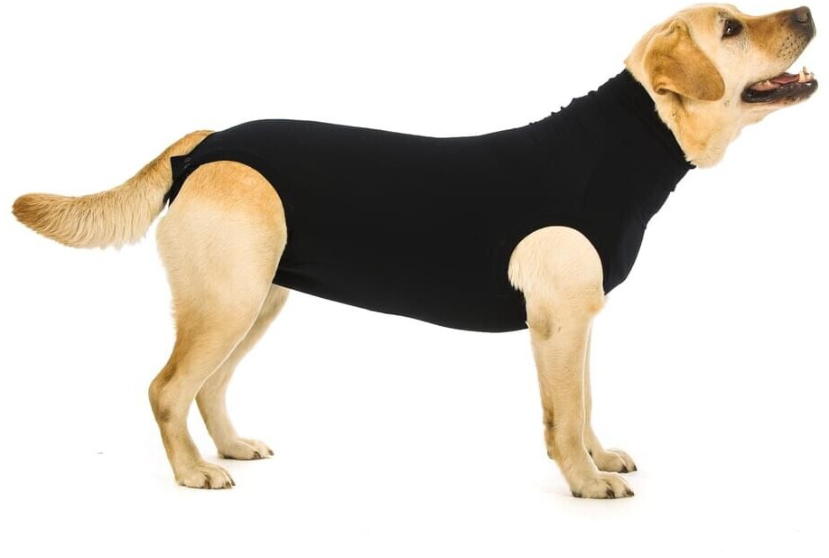 Suitical Dog Recovery Suit S Black