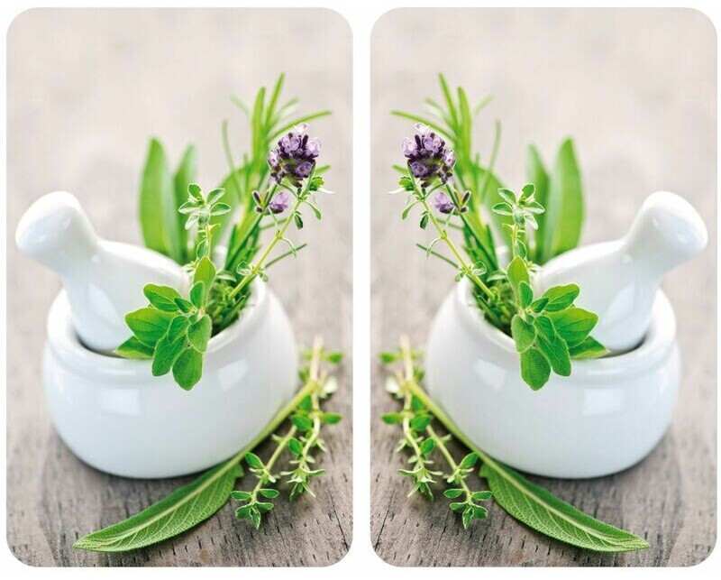 Wenko 2 couvre-plaques universel Herbes 30x52 cm