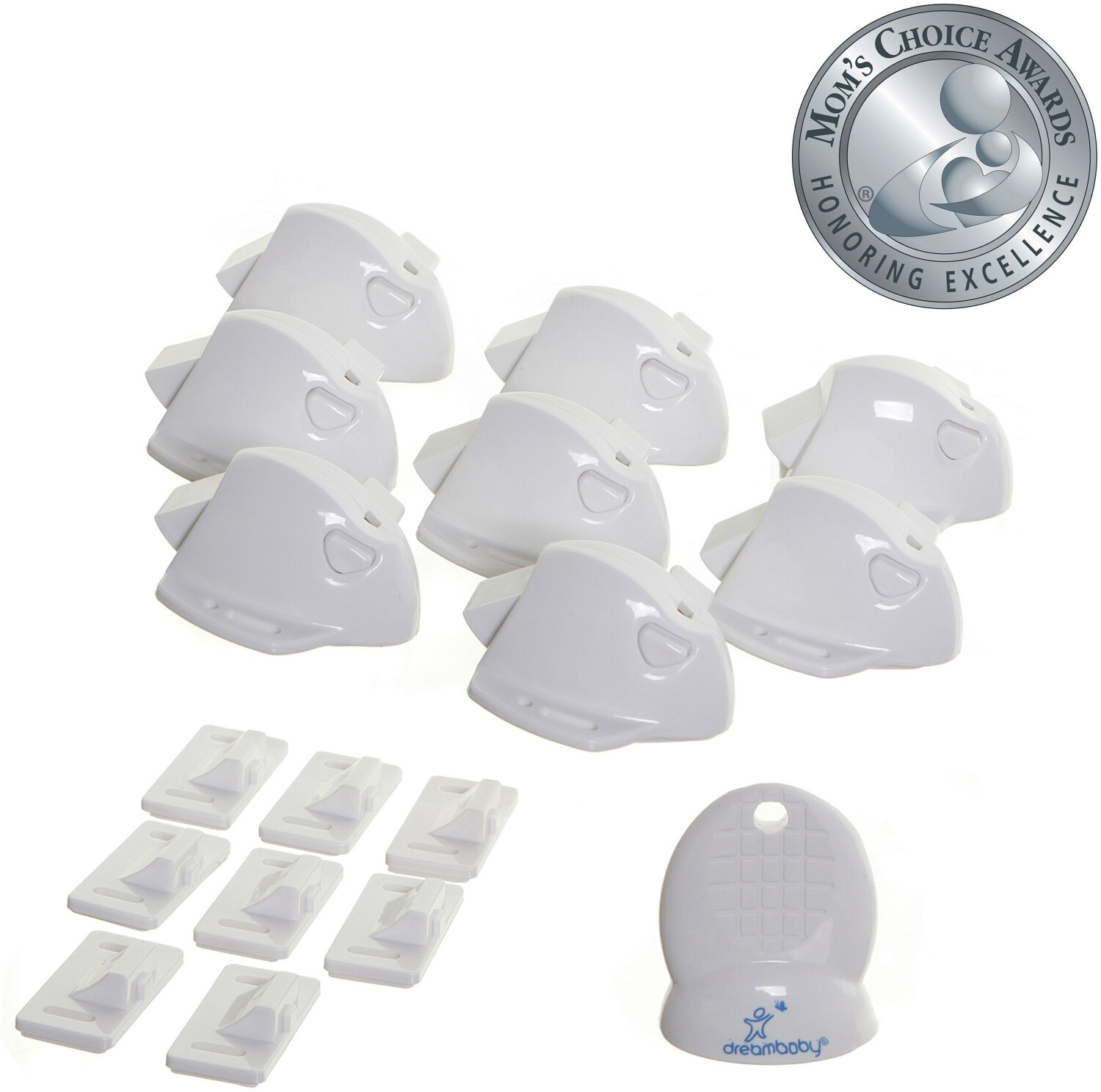 Dreambaby Adhesive Mag Lock® - 8 Locks 1 Key