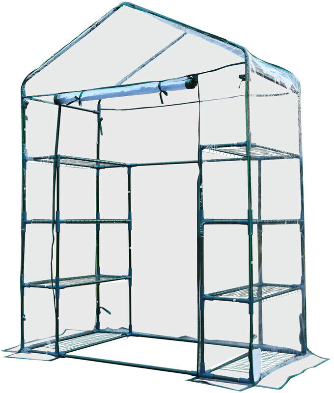 Outsunny Steel Frame Polytunnel Greenhouse