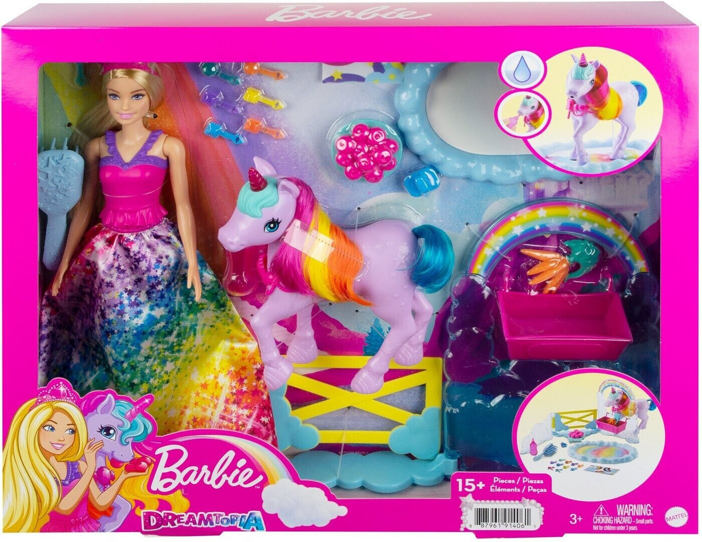 Chevaux Et Coffrets  Dreamtopia Poupée Barbie Princesse Et