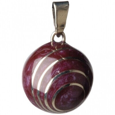 Babylonia Bola de grossesse spirale aubergine