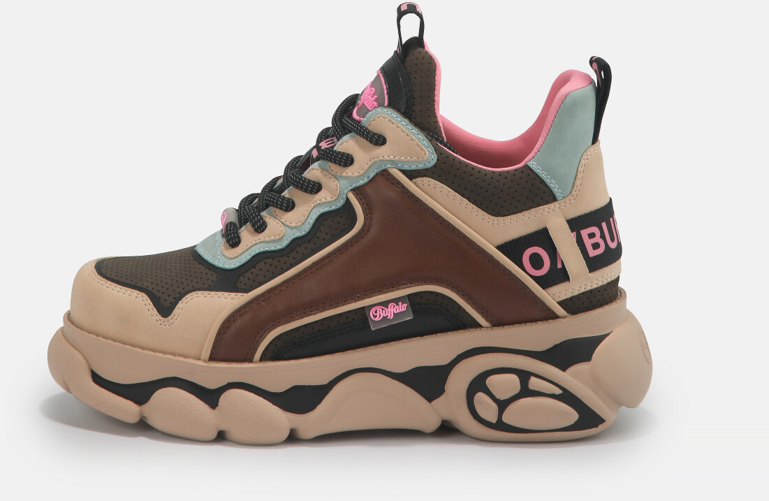 Buffalo CLD Chai Trainers vegan black/brown/beige