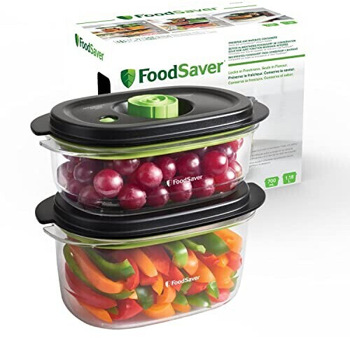 FoodSaver Boîte sous vide FFC025X01 lot 700ml + 1.2L au meilleur