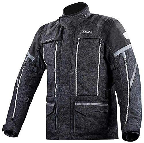 LS2 Nevada Black/Dark Grey