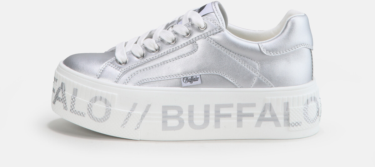 Buffalo Paired T1 Low vegan silver
