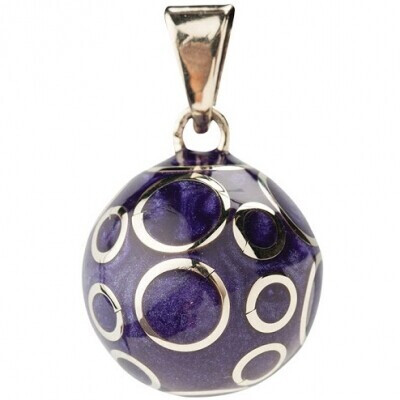 Babylonia Bola de grossesse spirales bleu pourpre