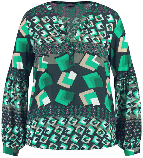 Samoon Blouse mit Ballonärmeln green (14_760204-21127_8102)