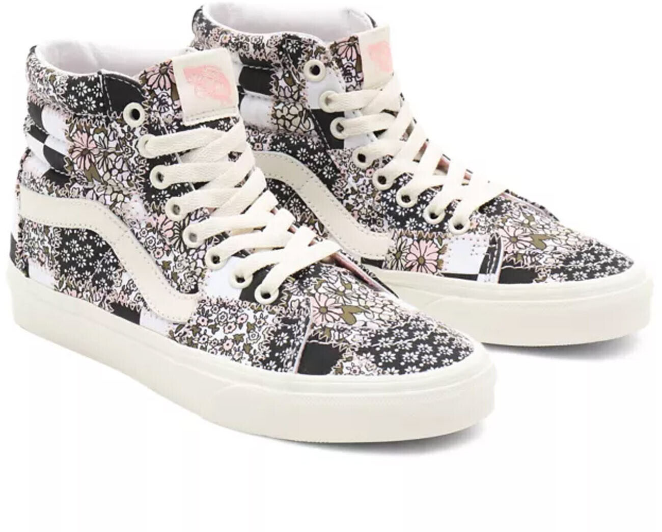 Vans Sk8 Hi patchwork floral multiclour marshmallow ab 54 99