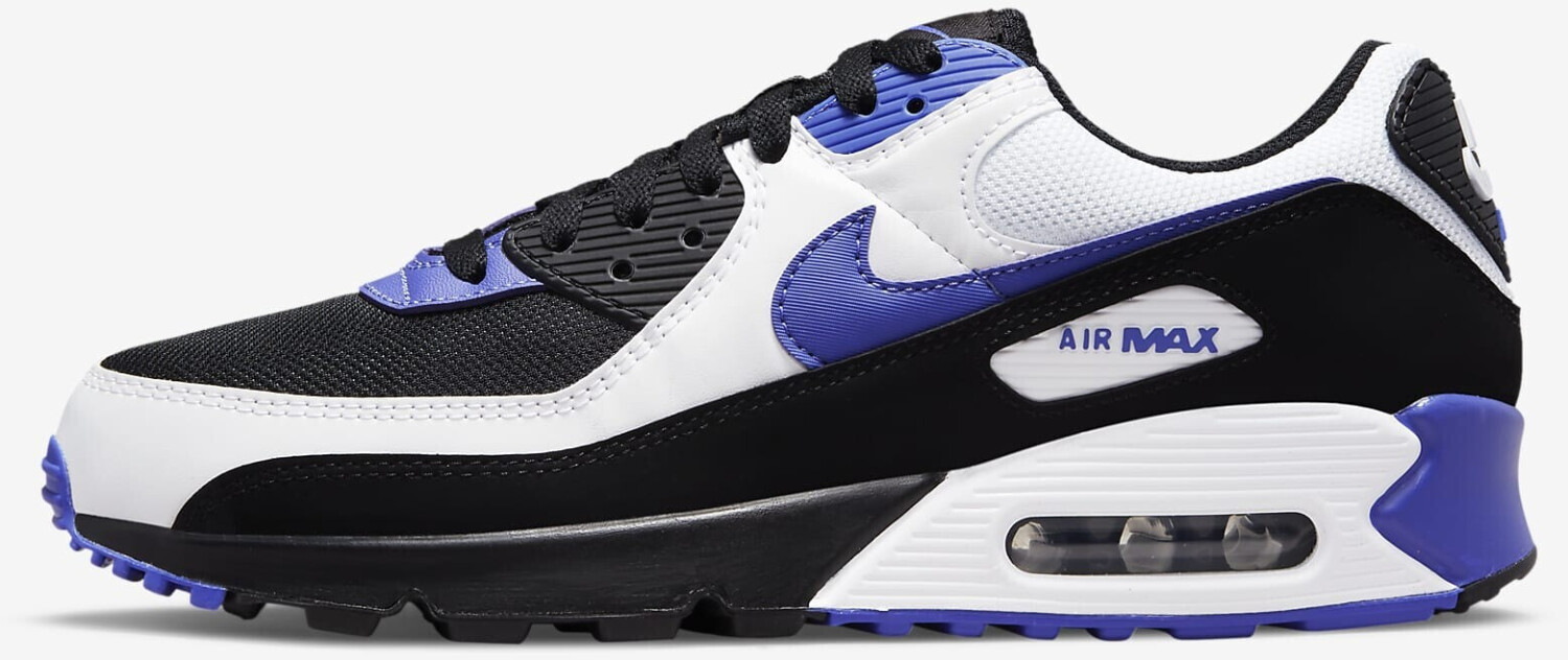 nike air max 90 black white violet