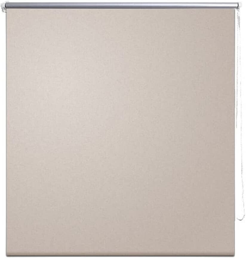 vidaXL Roller Blind Blackout 100x175cm - Beige