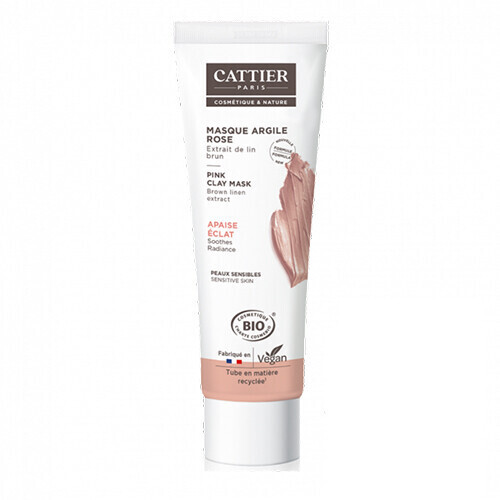 Cattier Masque argile rose (100 ml)