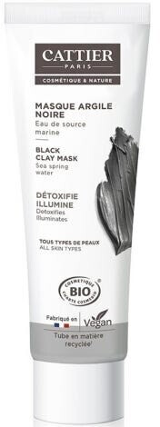 Cattier Masque argile noire (100 ml)