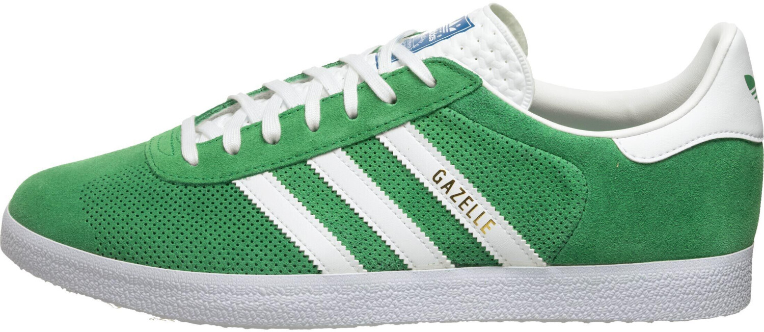 Adidas originals mens gazelle trainers green night/trace green/gold metallic discount