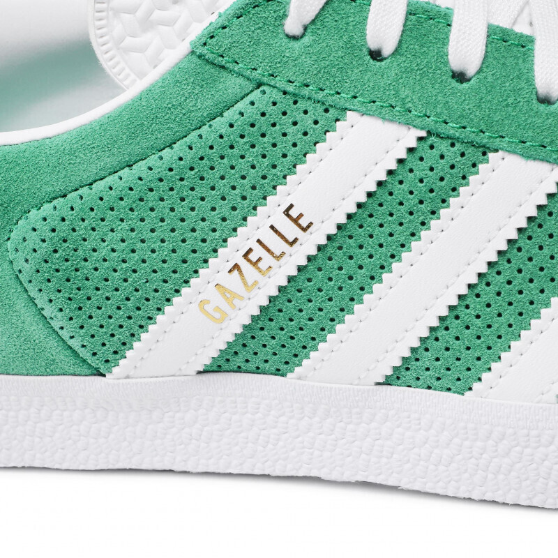 Adidas men's gazelle shoes - green/black/gold new arrivals