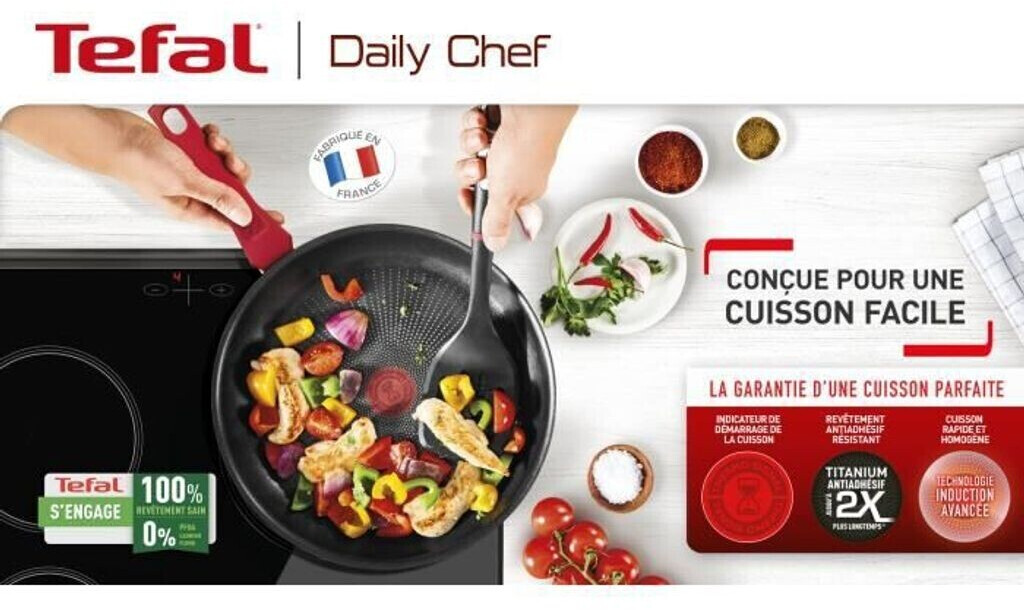 Casserole anti-adhésive Emotion Inox 20cm TEFAL : la casserole à Prix  Carrefour