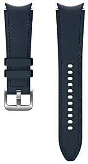 Photos - Smartwatch Band / Strap Samsung Hybrid Leather Band 20mm M/L - Navy 