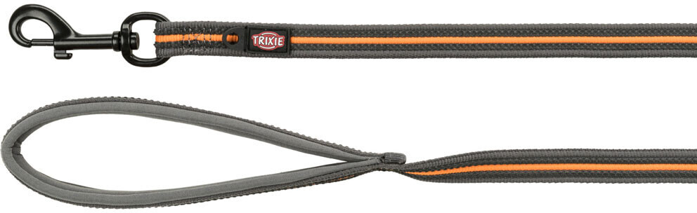 Trixie Fusion Rubberized Towline M-XL 15m 17mm graphit/papaya