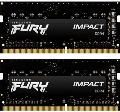 Kingston Fury Impact SO-DIMM - 2 x 8 Go (16 Go) - DDR4 2666 MHz - CL15 -  Mémoire Kingston sur