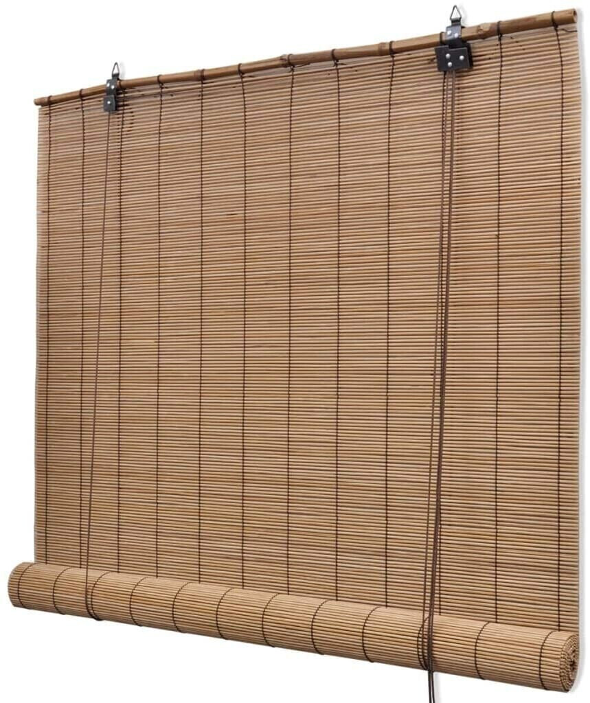 vidaXL Bamboo Roller Blinds 140x160 cm - Brown