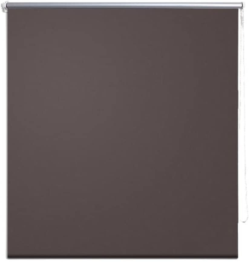 vidaXL Roller Blind Blackout 80x175cm -  Coffee Brown
