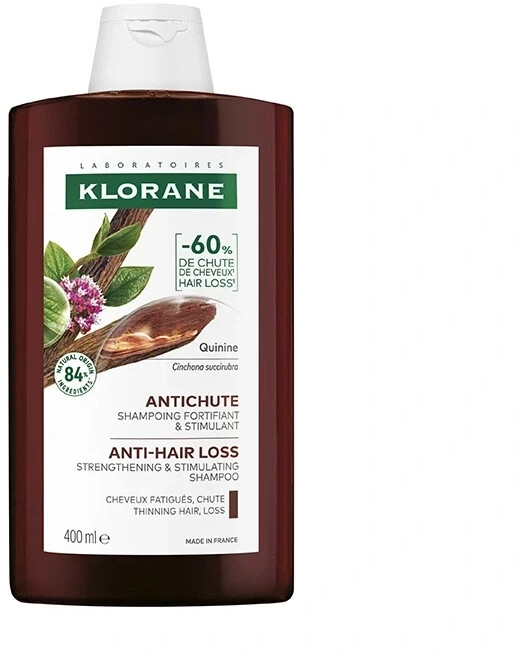 Klorane Stärkendes Shampoo Mit Chinin – 2x400ml Gegen Haarausfall Für Schwaches, Devitalisiertes Haar