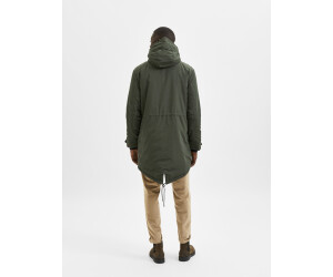 pretty green fishtail parka