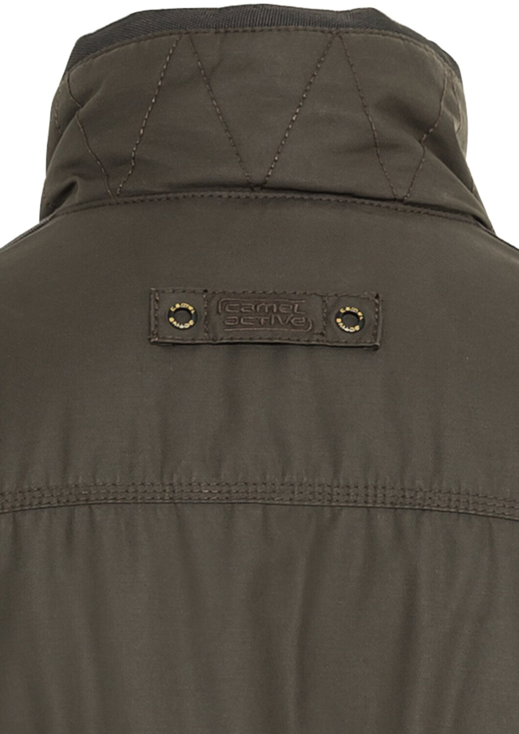 Chaqueta Camel Active Para Mujer | Impermeable, Resistente Viento | Cuello Alto De Peluche | Talla 38, Color Charcoal