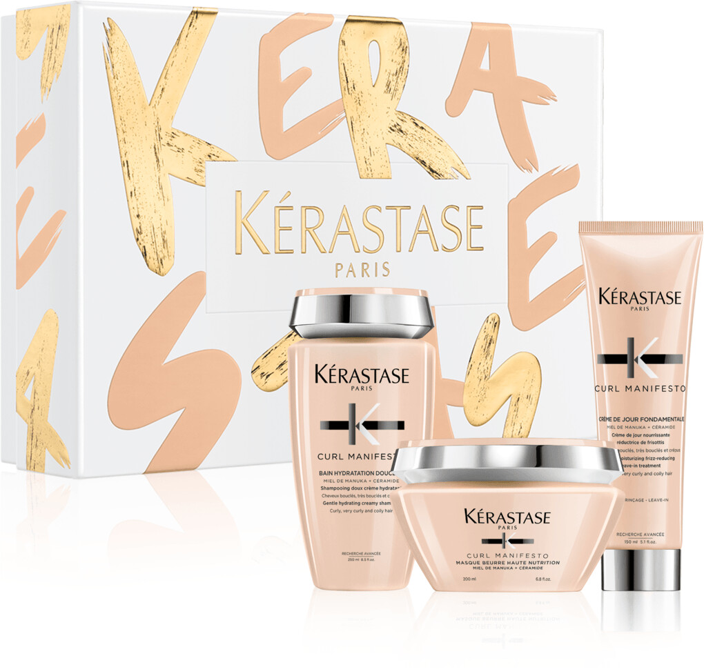 Kérastase Curl Manifesto XMAS Coffret 2021 (Bain + Masque + Crème de Jour Fondamentale)