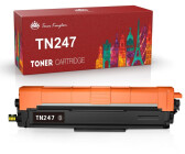 LCL TN243 TN247 TN-247 TN247BK TN-247BK 3000 sidor (2pack, Svart)  tonerkassetter kompatibla för Brother Brother HL-L3210CW/