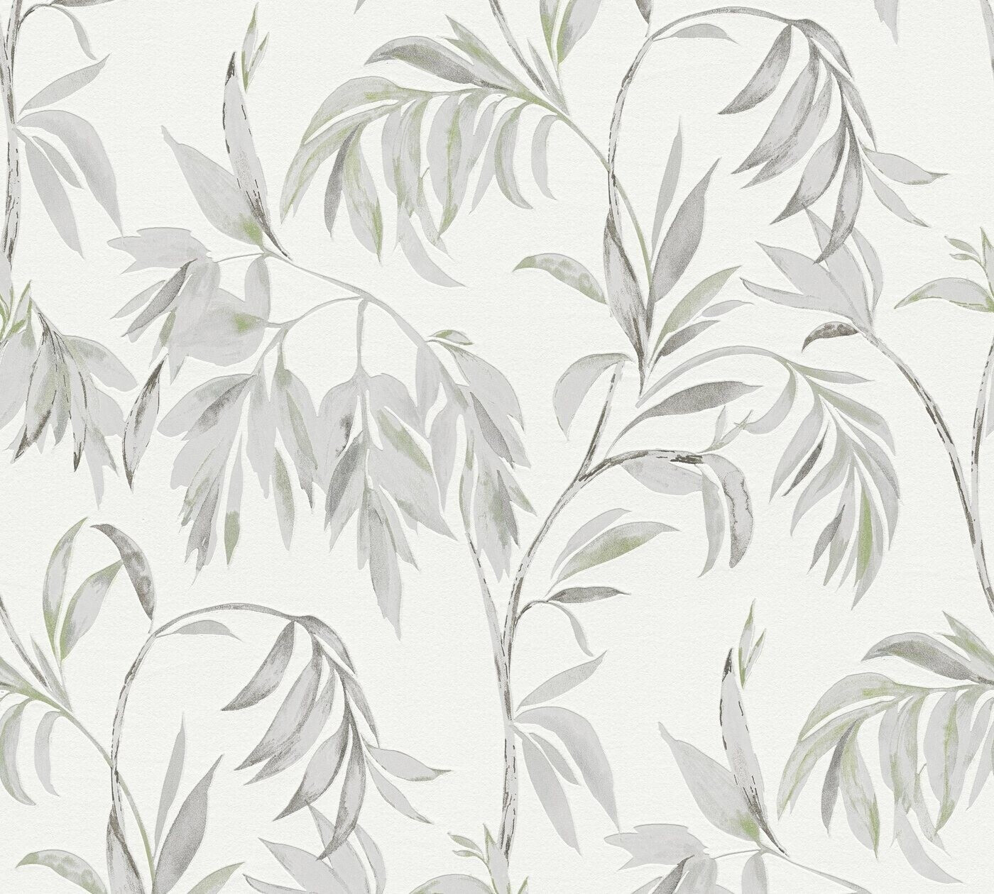 A.S. Creation Attractive floral grey-green-white
